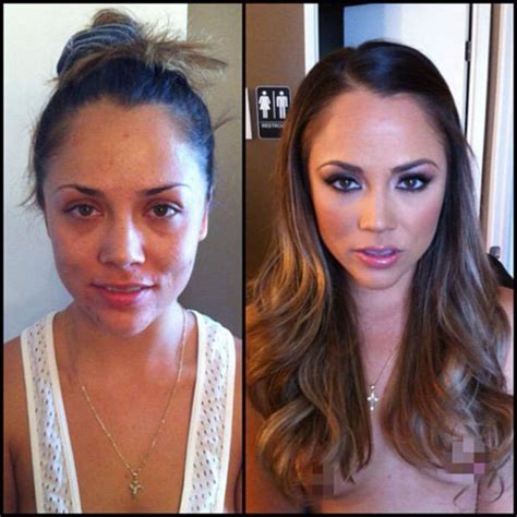 35 Pornstars Before And After Makeup